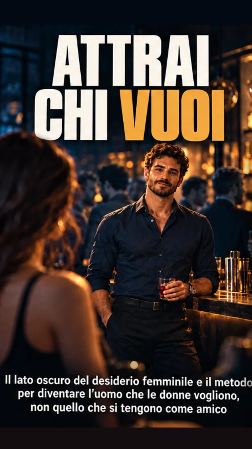 La copertina della guida Attrai Chi Vuoi sul telefono