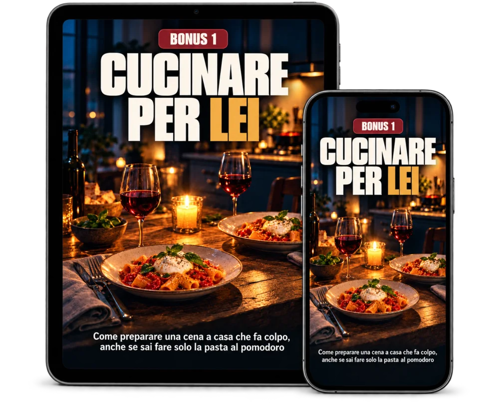 Il bonus Cucinare per Lei su tablet e telefono