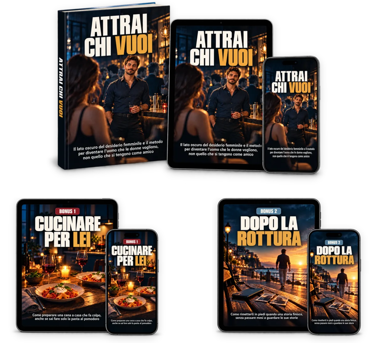 La guida Attrai Chi Vuoi con i due bonus